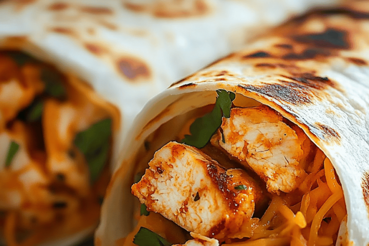 Air Fryer Chicken Wraps
