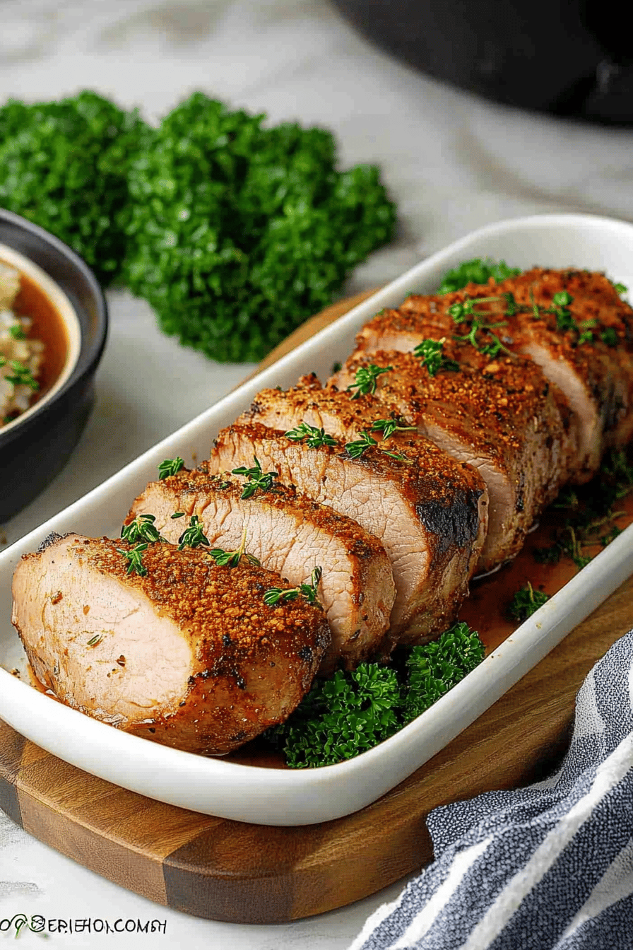 Air Fryer Pork Tenderloin