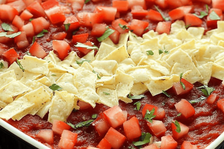 American Flag Taco Dip