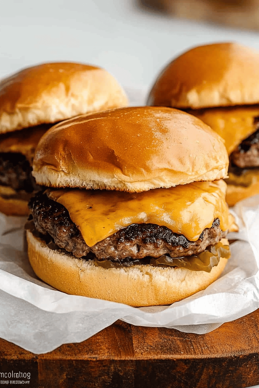 Butter Burgers final dish beautifully presented and ready to serve