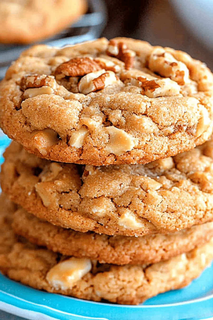 Butterscotch Toffee Pecan Cookies