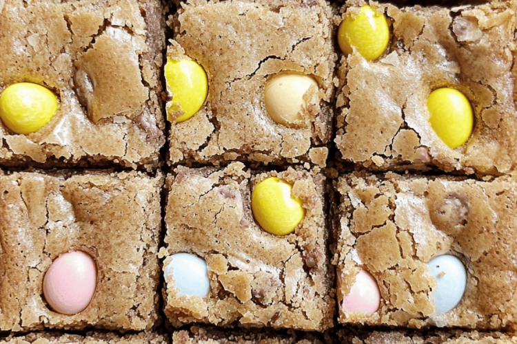 Cadbury Mini Egg Blondies