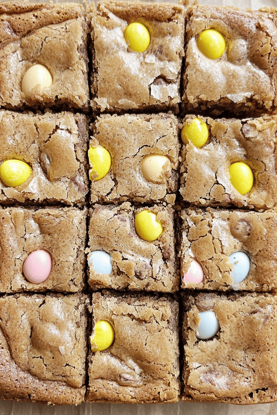 Cadbury Mini Egg Blondies