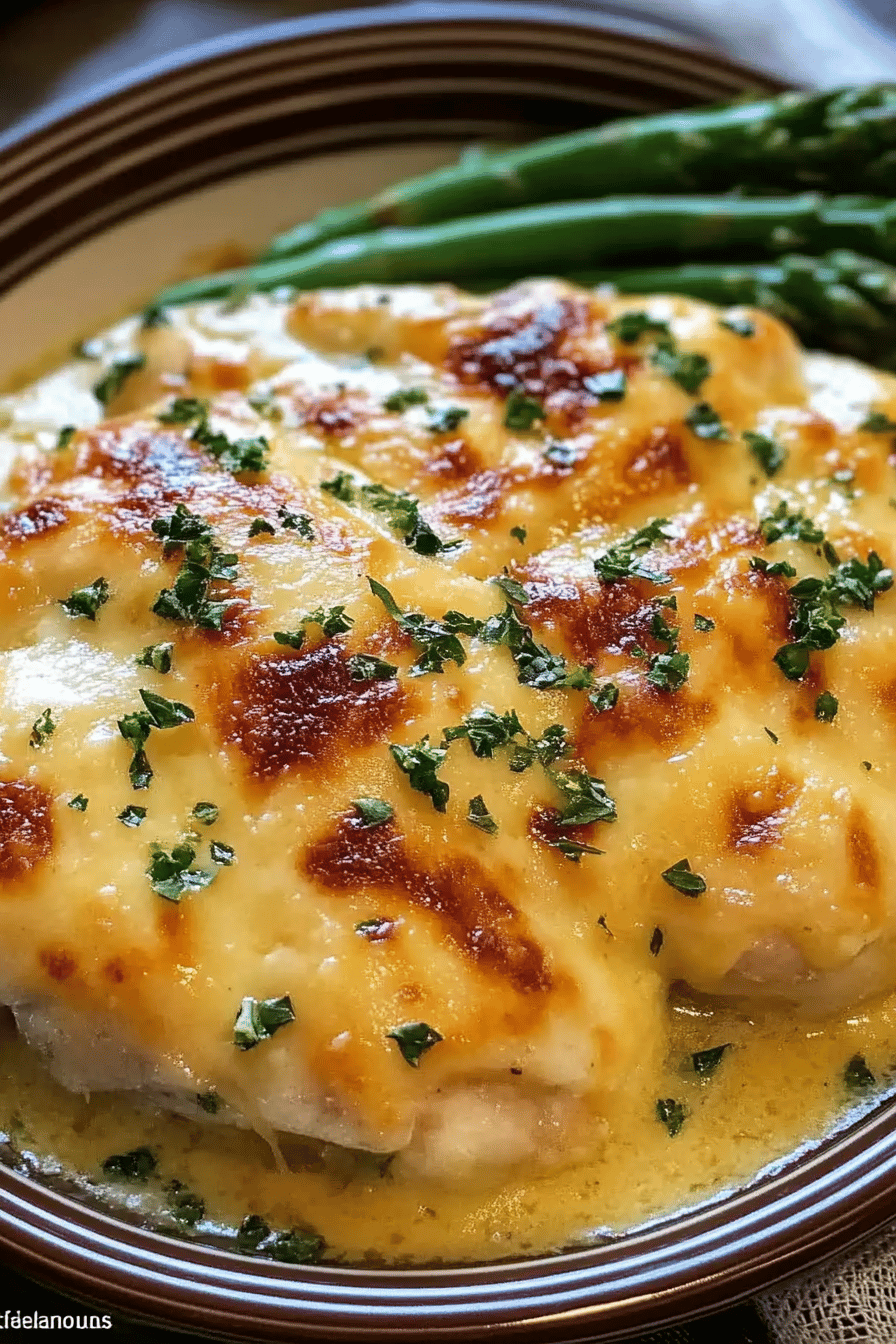 Cheesy Ranch Chicken Bake final dish beautifully presented and ready to serve