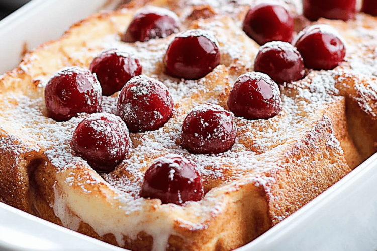 Cherry Cheesecake French Toast