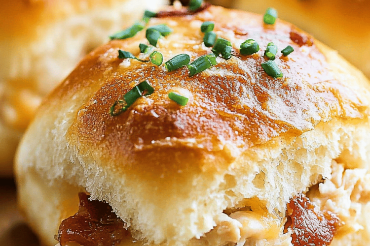 Chicken Bacon Ranch Pull-Apart Rolls