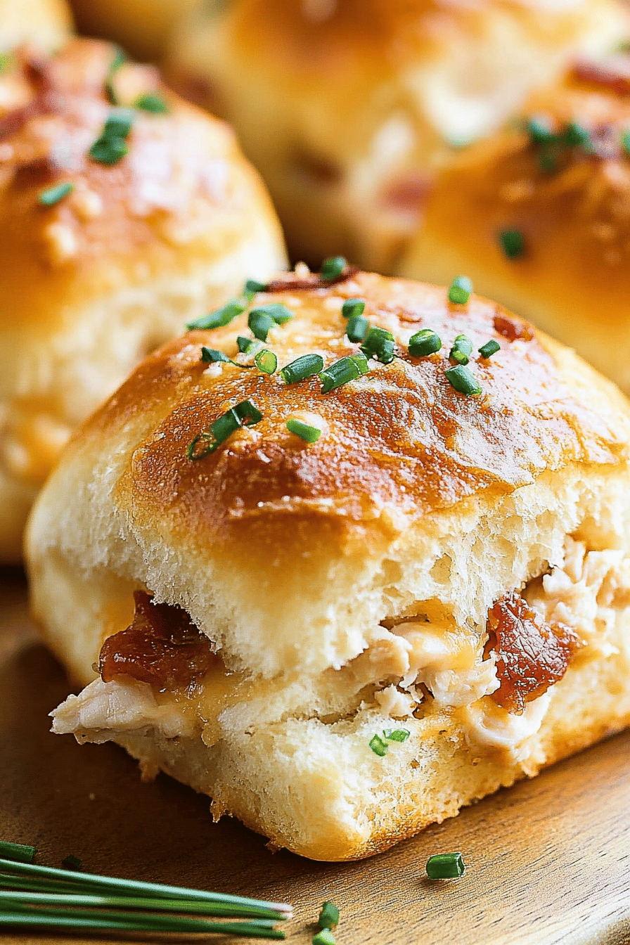 Chicken Bacon Ranch Pull-Apart Rolls