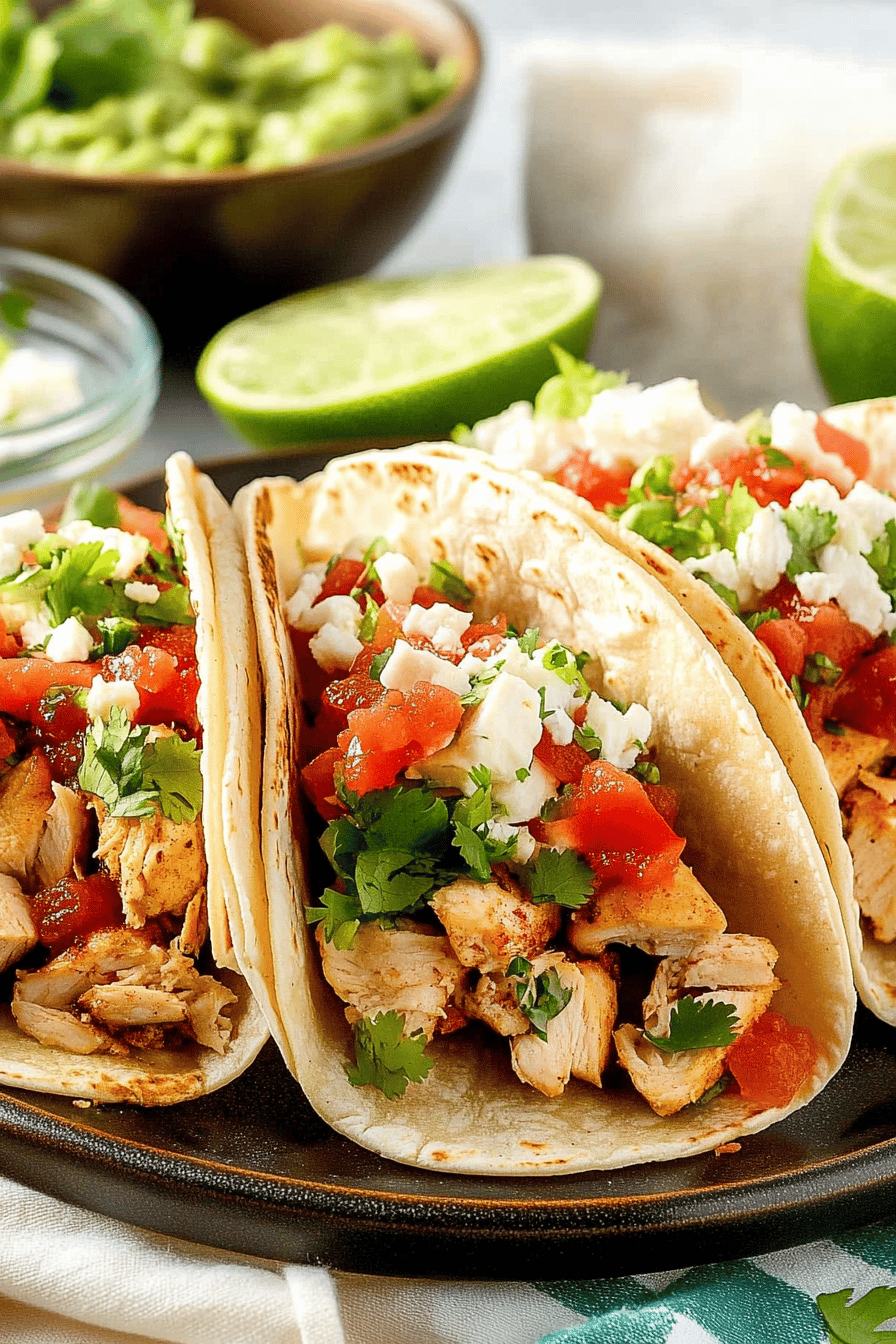 Chicken Street Tacos slice on plate showing perfect texture and swirl pattern