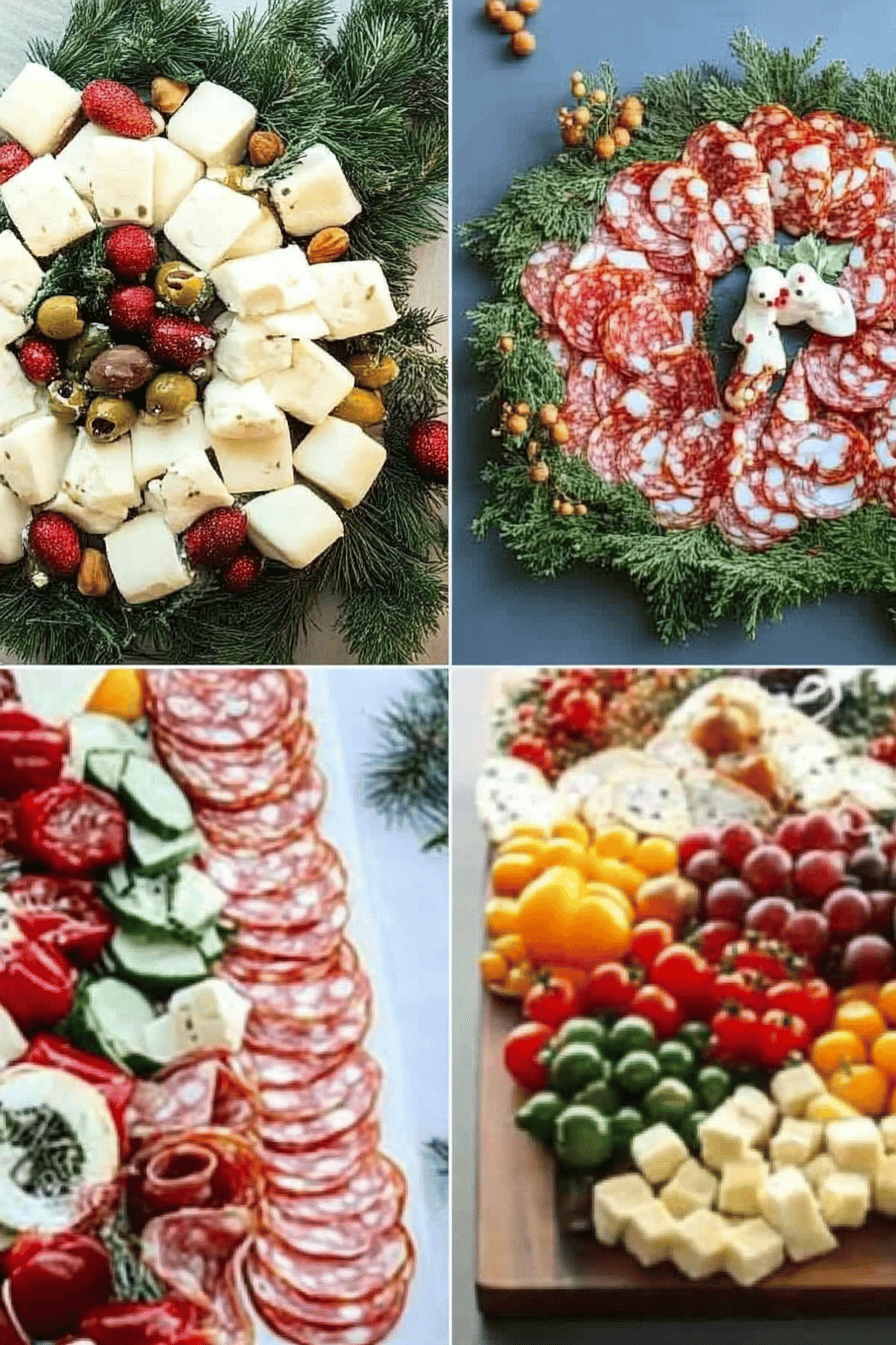 Christmas Charcuterie Board Ideas slice on plate showing perfect texture and swirl pattern
