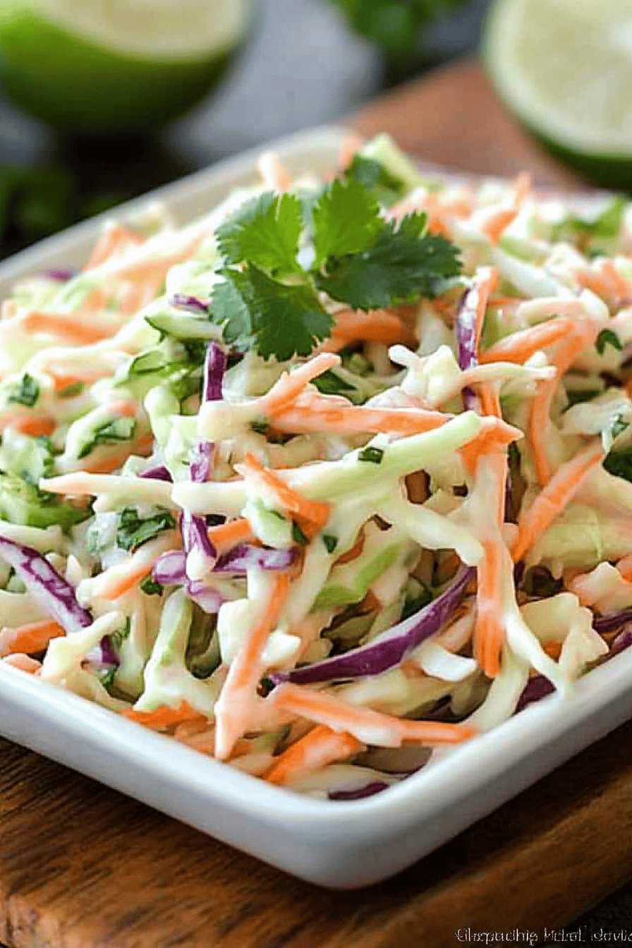 Cilantro Lime Coleslaw