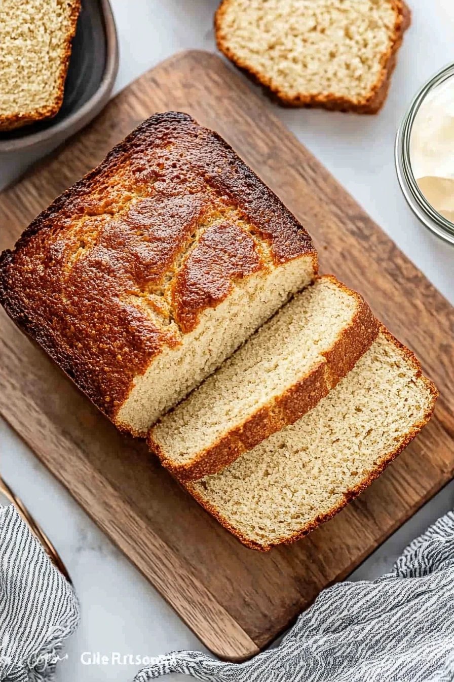 Cottage Cheese Bread Recipe slice on plate showing perfect texture and swirl pattern