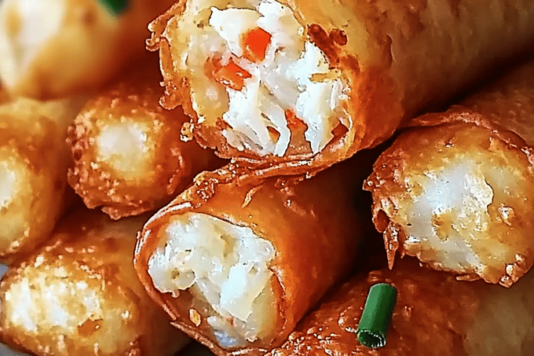 Crab Cake Egg Rolls