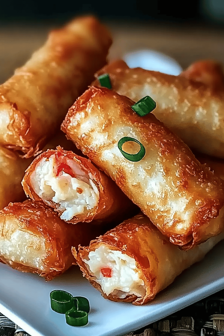 Crab Cake Egg Rolls ingredients organized and measured on kitchen counter
