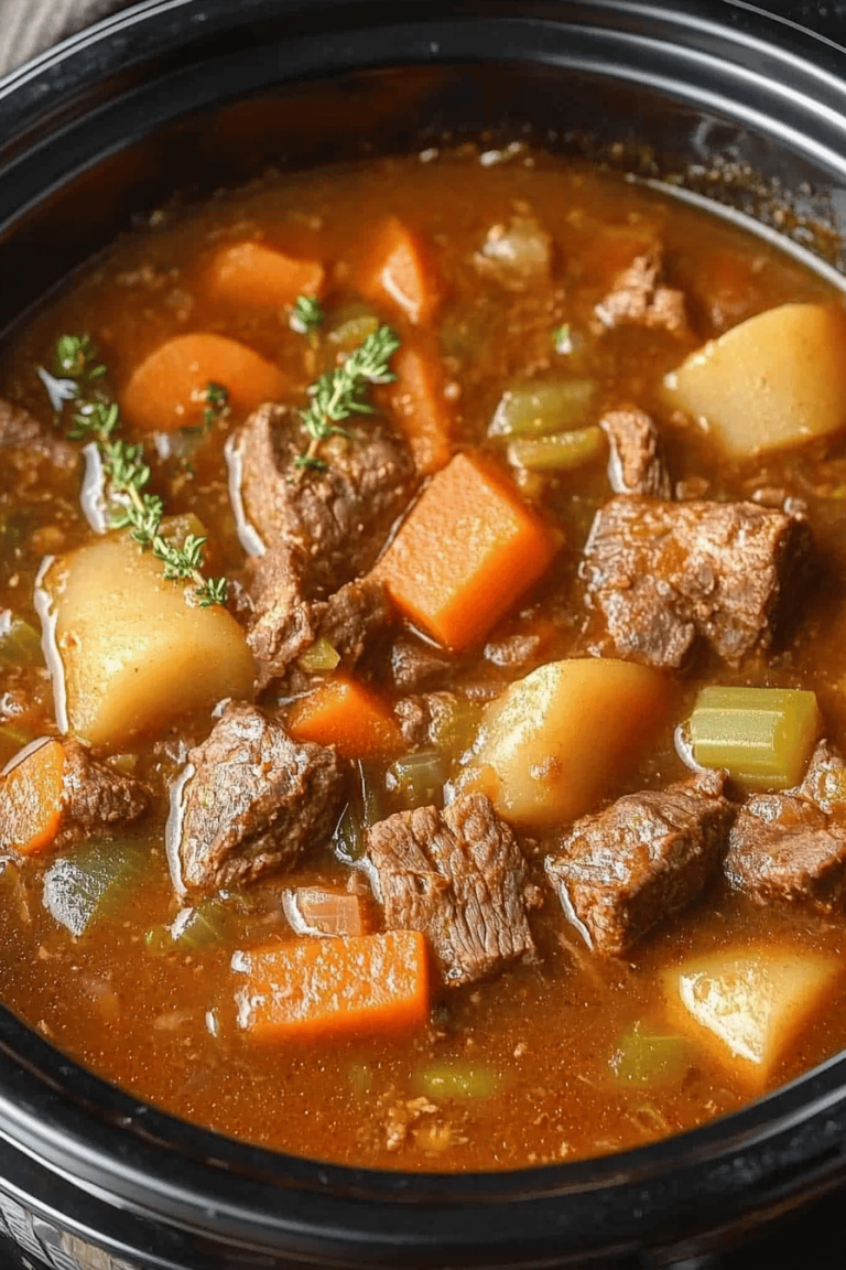 Crock Pot Beef Stew Recipe