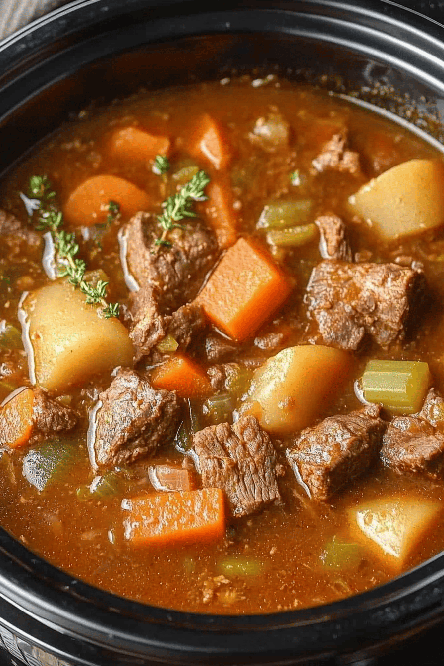 Crock Pot Beef Stew Recipe