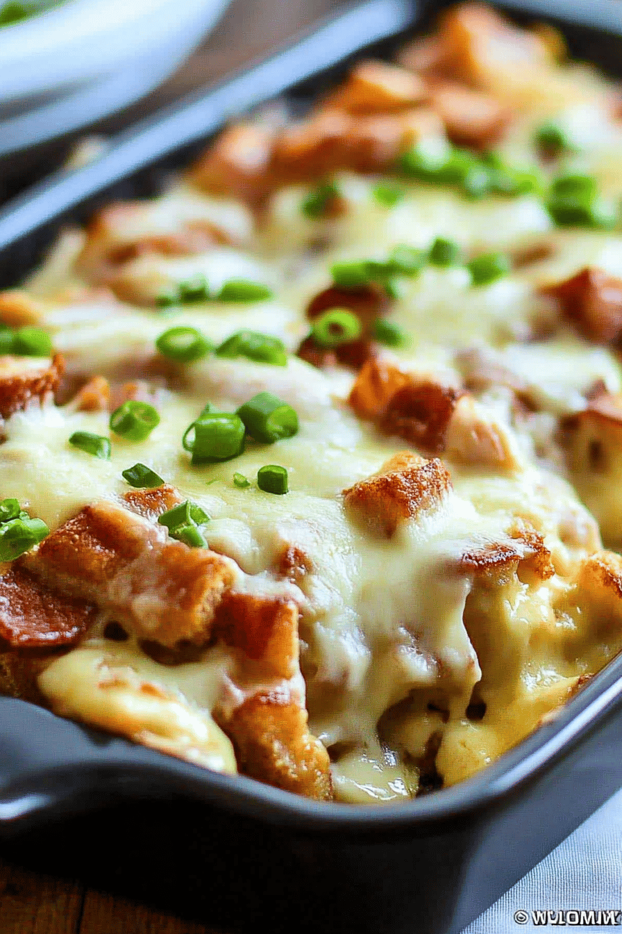 Eggs Benedict Casserole Recipe final dish beautifully presented and ready to serve
