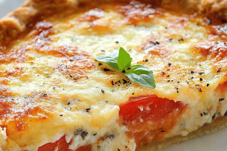 Four-Cheese Tomato Pie