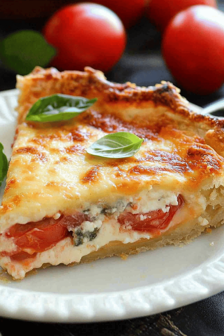 Four Cheese Tomato Pie