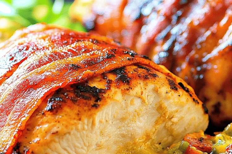 Grilled Bacon-Wrapped Jalapeño Popper Chicken