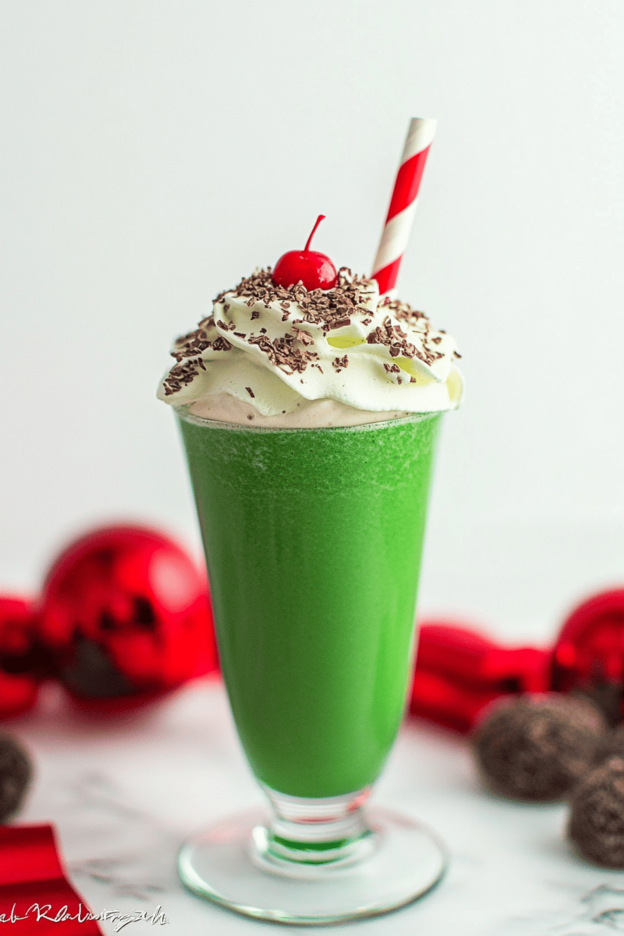 Grinch Milkshake Recipe