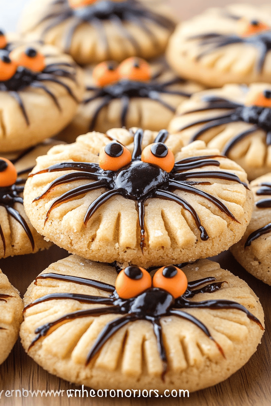Halloween Spider Cookies