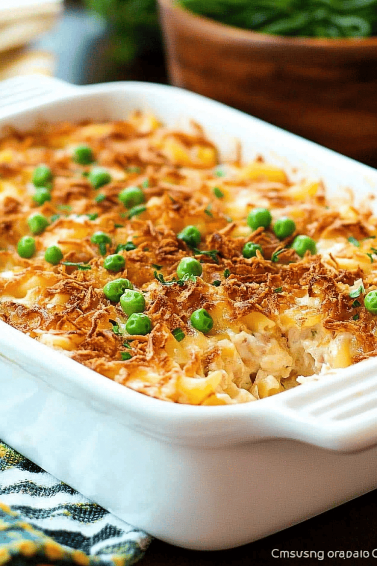 Homemade Tuna Noodle Casserole