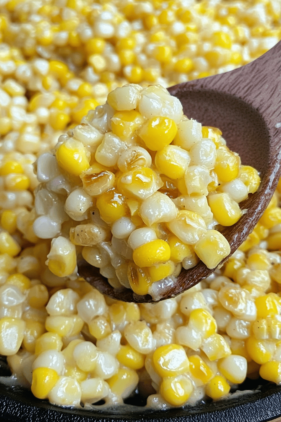 Honey Butter Skillet Corn ingredients organized and measured on kitchen counter