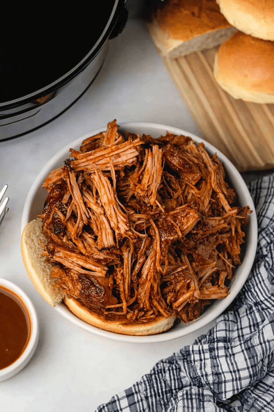 Instant Pot Pulled Pork Sandwiches