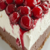 No-Bake Black Forest Cheesecake Pie
