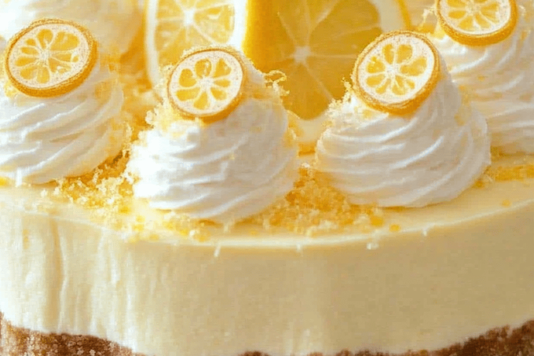 No-Bake Lemon Cheesecake