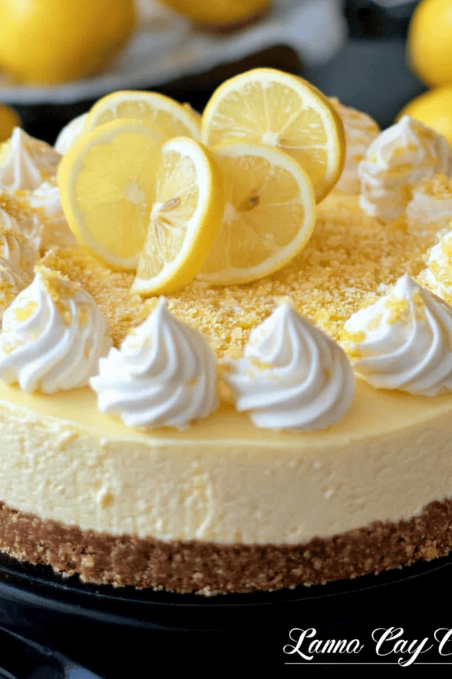 No-Bake Lemon Cheesecake ingredients organized and measured on kitchen counter
