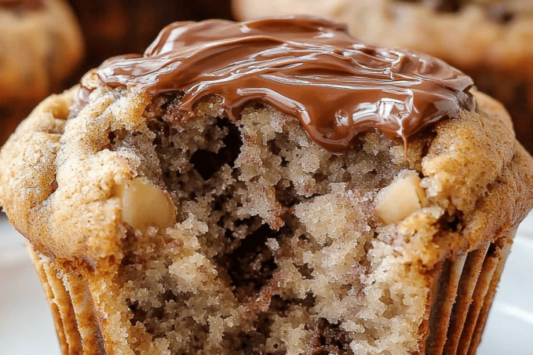 Nutella Banana Muffins