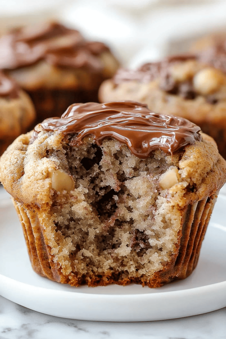 Nutella Banana Muffins