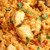 One-Pot Queso Chicken and Rice