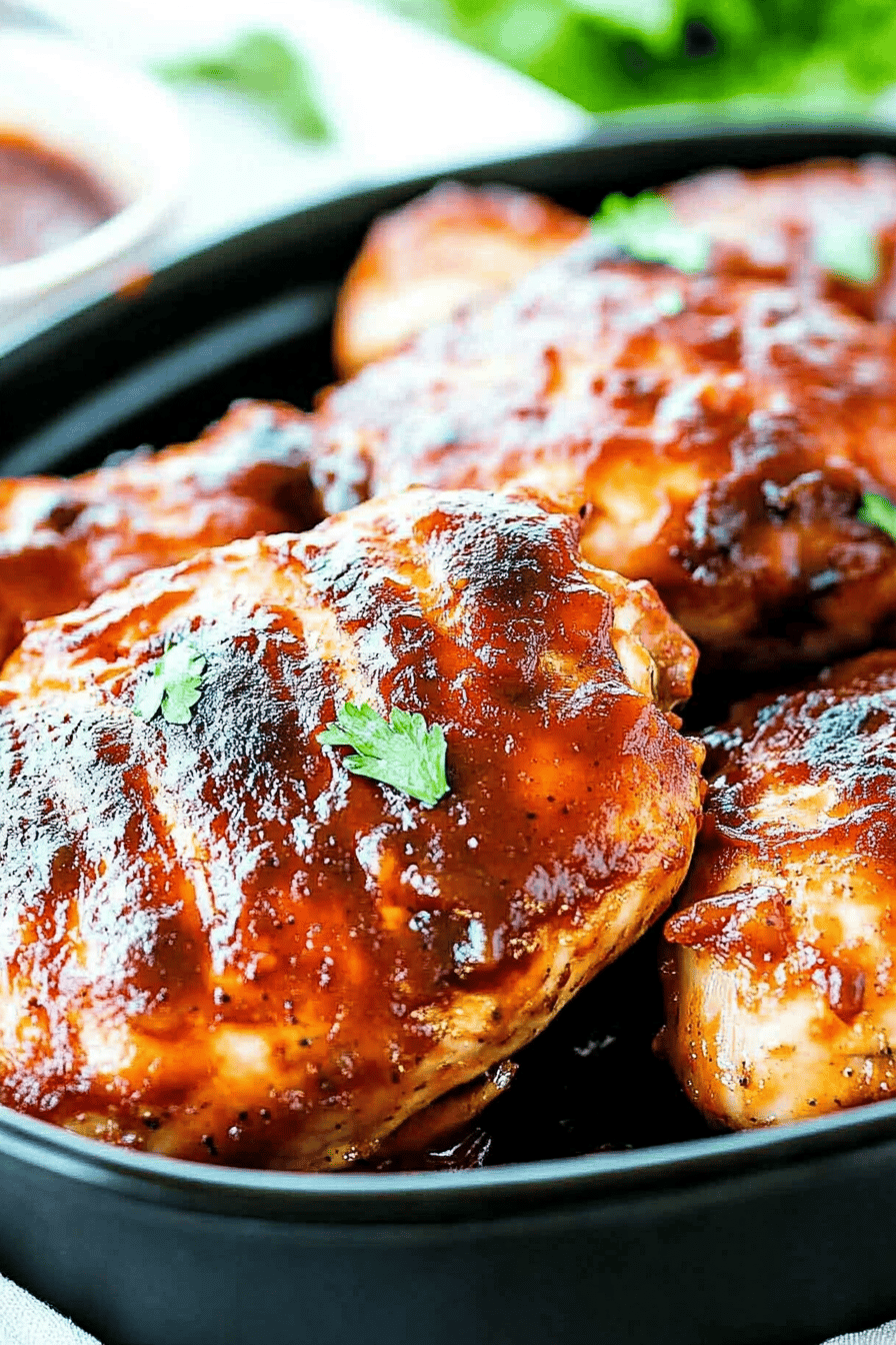 Oven BBQ Chicken Breasts