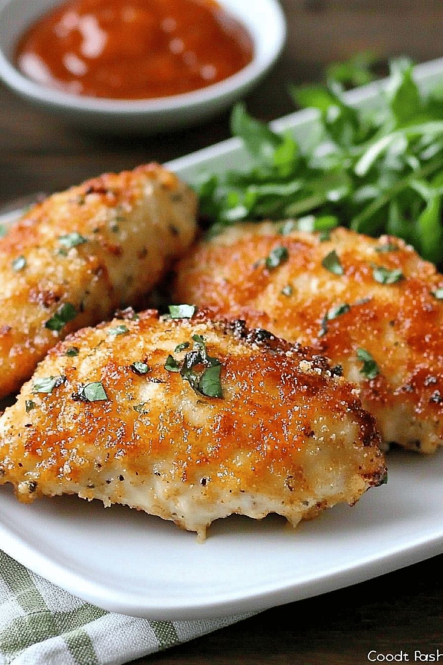 Oven-Fried Parmesan Chicken