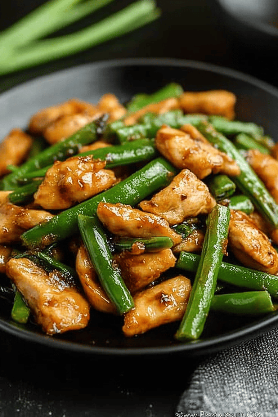 Panda Express String Bean Chicken Recipe final dish beautifully presented and ready to serve