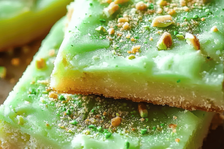 Pistachio Cookie Bars