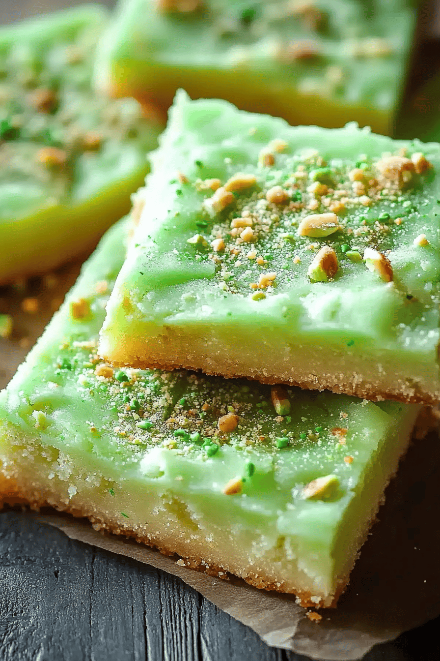 Pistachio Cookie Bars