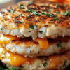 Ranch Cheddar Chicken Burgers