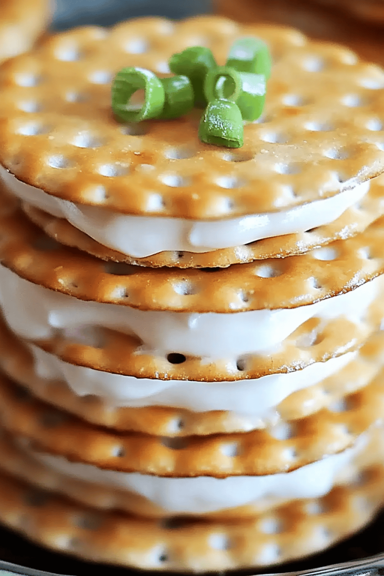 Ritz Cracker Sandwiches