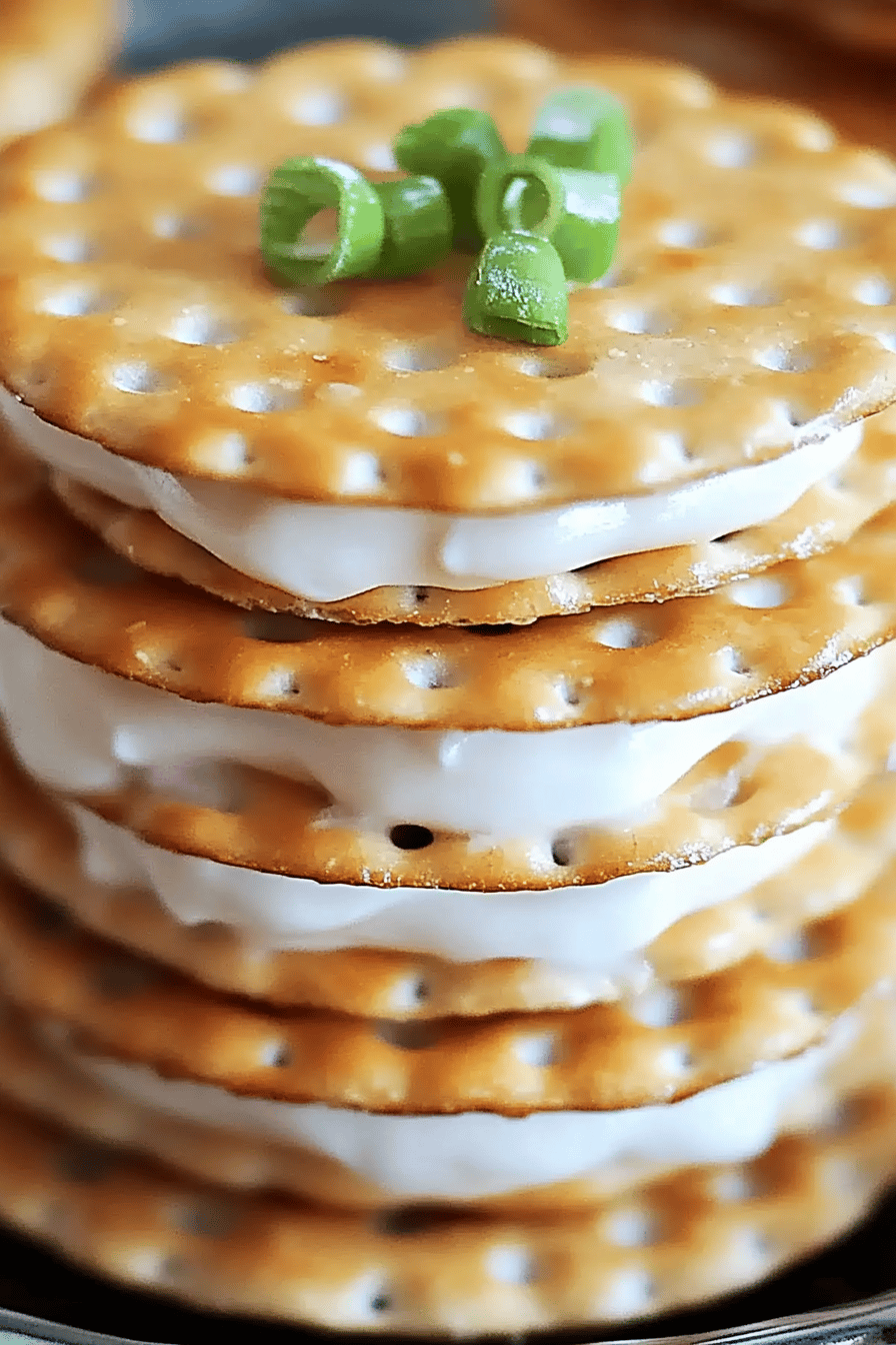 Ritz Cracker Sandwiches
