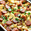 Sheet Pan Cabbage Kielbasa Dinner