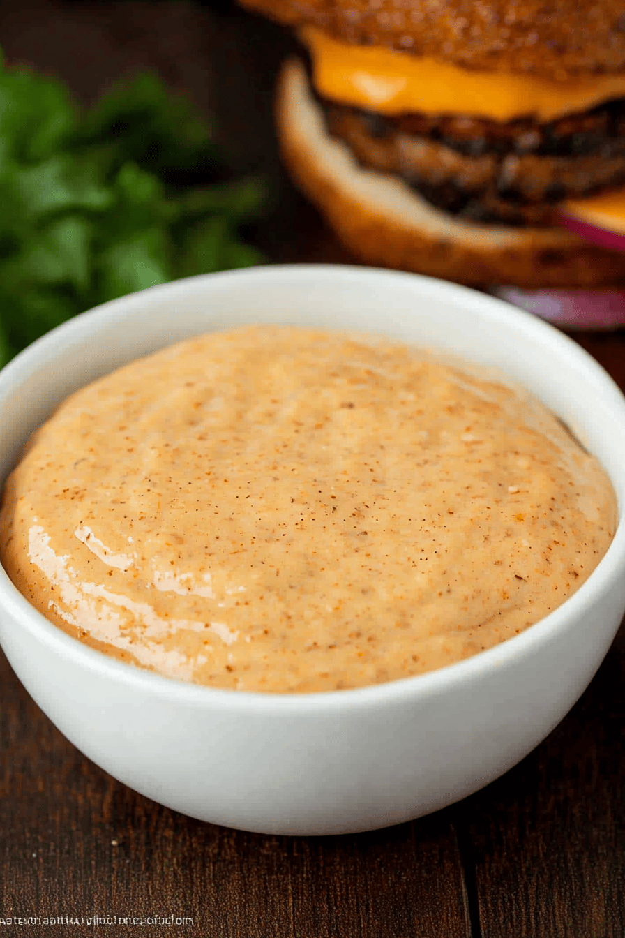 Smash Burger Sauce Recipe final dish beautifully presented and ready to serve