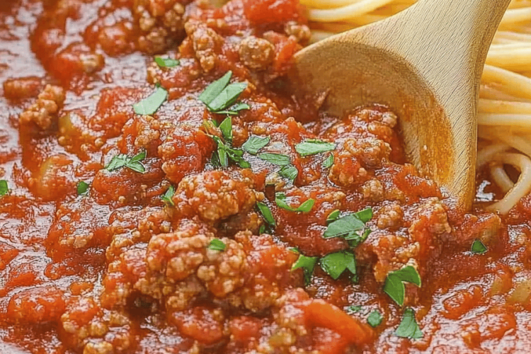 Spaghetti Meat Sauce