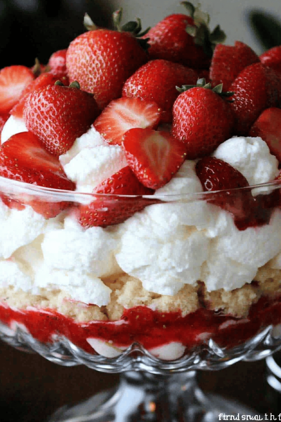Strawberry Cheesecake Trifle