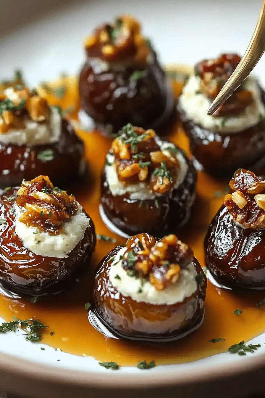 Stuffed Dates Delight ingredients organized and measured on kitchen counter
