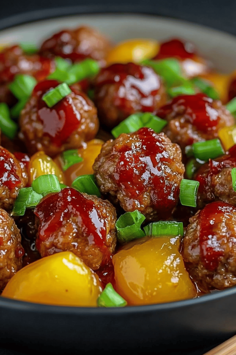Sweet and Sour Meatballs