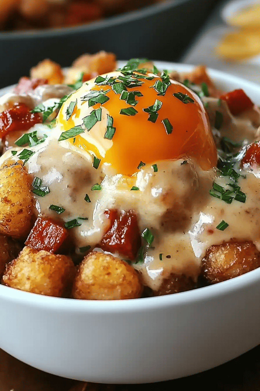 Tater Tot Breakfast Bowl
