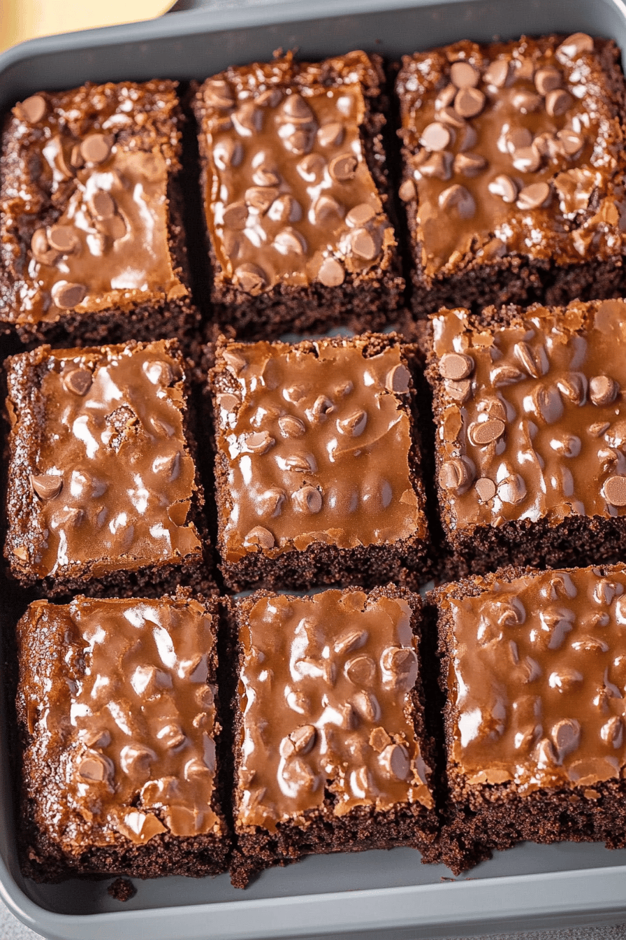 Texas Sheet Cake Recipe final dish beautifully presented and ready to serve